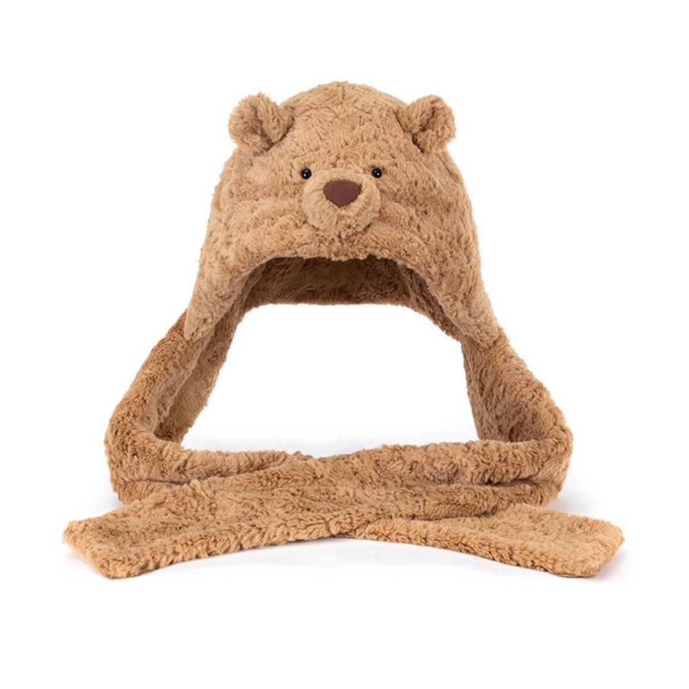 Jellycat Bartholomew Bear Bundlesnug Hoodie Hat